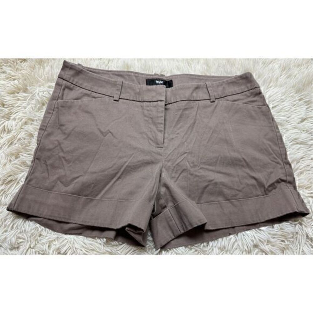 Women’s Brown Stretch Fit 3 Coupe 3 Shorts By Mossimo Size 8